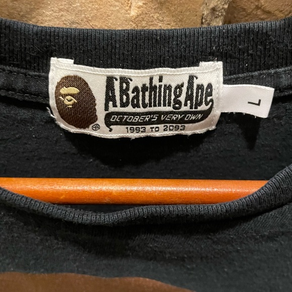 BAPE and OVO collab black tshirt - Picture 3 of 5